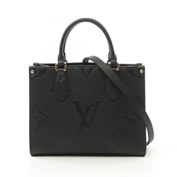 Louis Vuitton Onthego Empreinte Leather Handbag Black - Picture 1 of 7